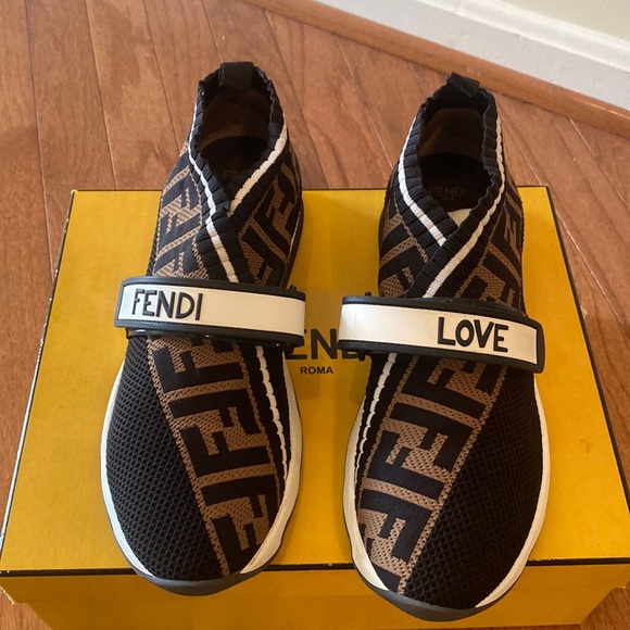 Fendi Shoes - Fendi Rockoko knit sneakers!
